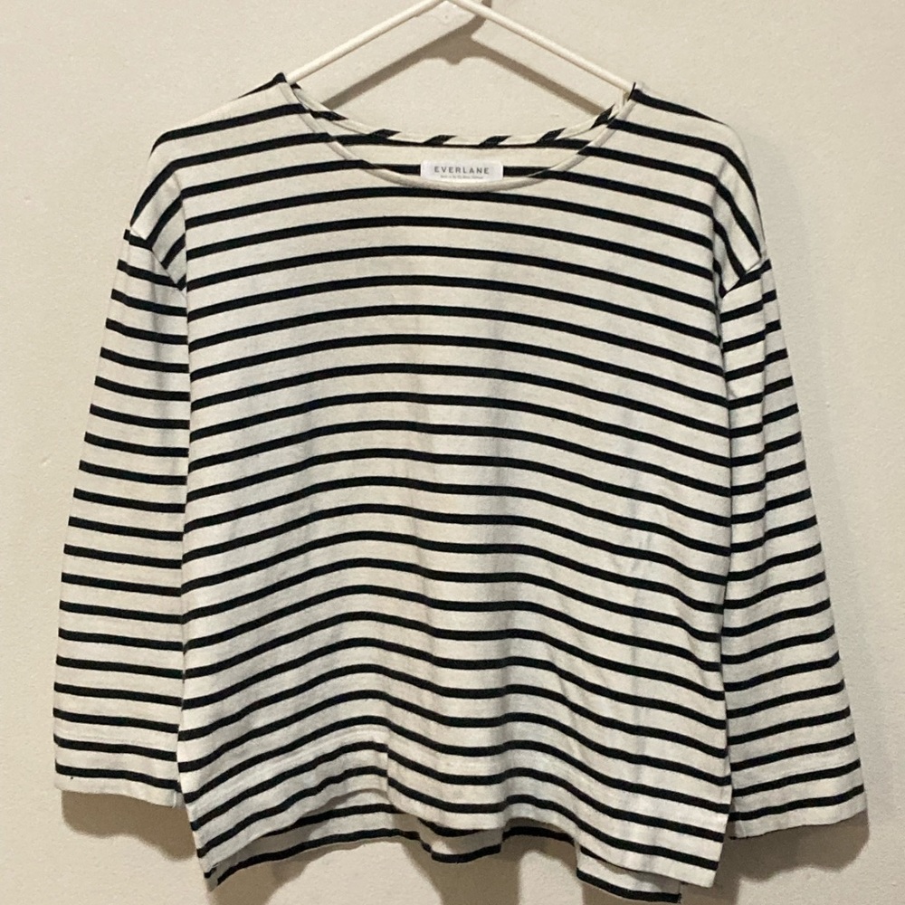 Everlane Striped Heavyweight Shirt